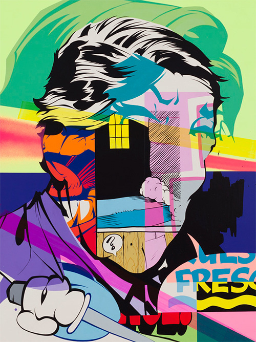 Pose P.2 - F C H I C H K 'L #pose #graffiti #painting #mixed #media