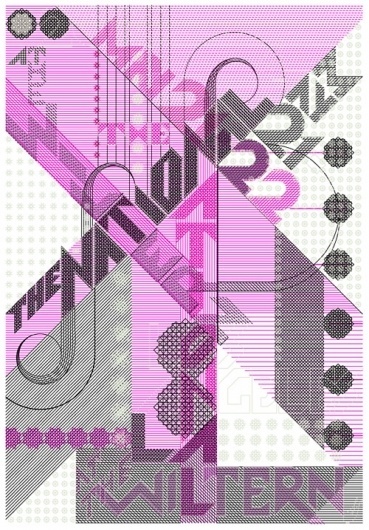 The National Poster | Marian Bantjes #bantjes #screenprint #the #marian #illustration #poster #national #typography