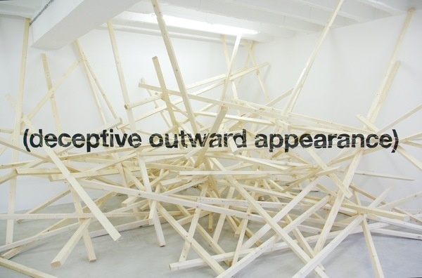 iGNANT #installation #perspective #wood #helvetica #typography
