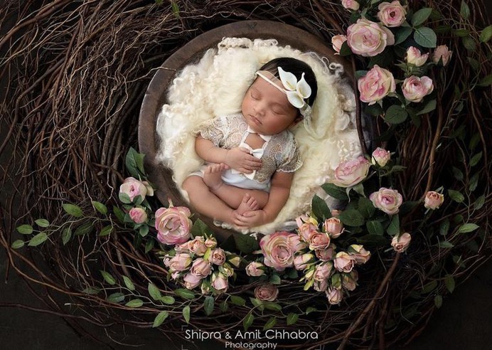 Cream Newborn Fluff Cloud Basket Filler Nest Stuffer