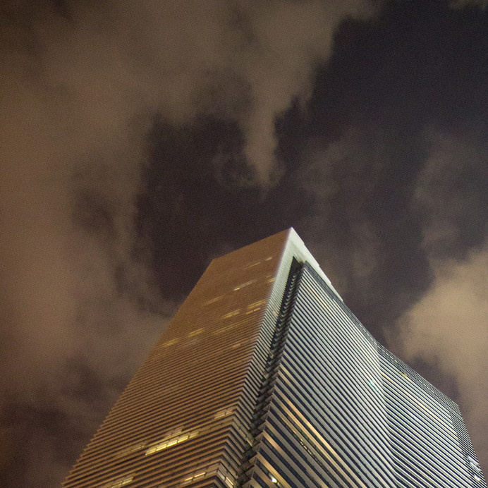 Photograph Graphical Architecture by Infected Gallery on 500px #angle #sky #building #low #dark