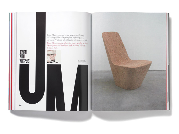 Spreads, layout, magazine