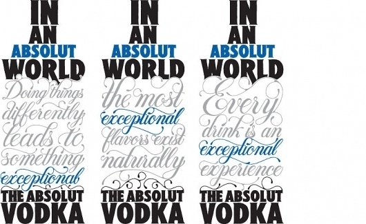 Me & My Pen - Work #advertisement #illustration #vodka #type #absolut #typography