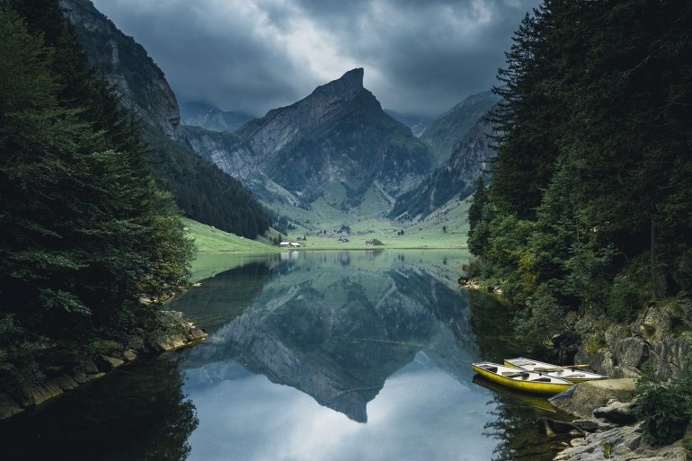 Moody summer vibes in Switzerland