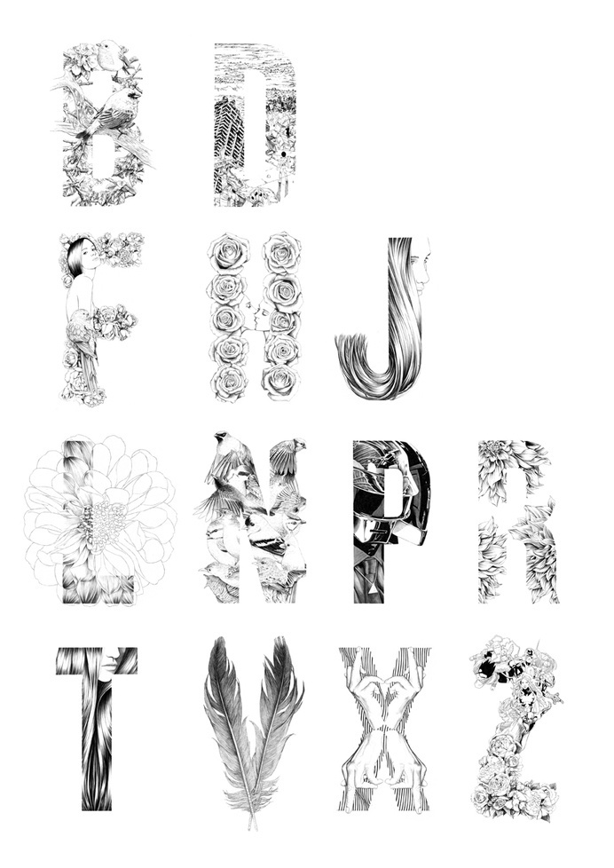 FLORIAN MEACCI : Photo #illustration #pencil #typography