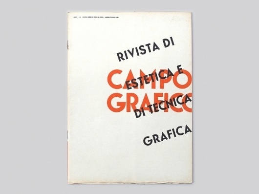 Display | Campo Grafico 1933 6 | Collection #cover #vintage #publication #typography