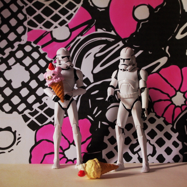 Ice Cream Troopers #paris #toys #tumblr #photographie #troopers #cream #picture #color #ment #wars #re #audreyevrard #polacolor #star #ice #fun #story