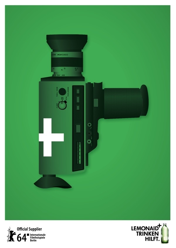 berlinale filmfestival advertisement #print #charitea #poster #lemonaid #beverages