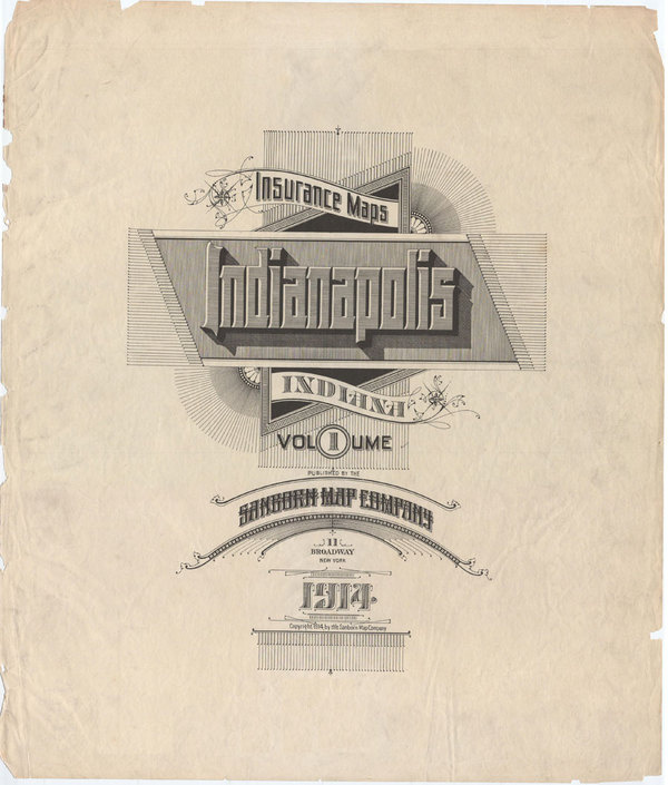 Sanborn Type maps www.mr-cup.com/blog.html #sanborn #vintage #type #maps #typography