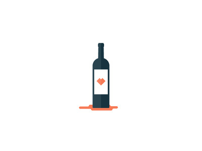 For the love of wine #flat #cityscape #icon #illustrator #wine #illustration #vintage #poster #logo #love