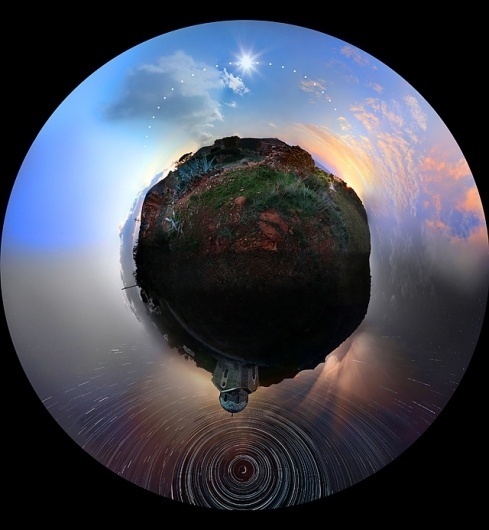 24 Hours of Photographs Merged into a Single Panoramic Image | Colossal #photography