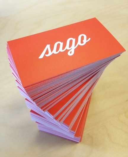 Dribbble - sago_cards_big.jpg by Bill S Kenney #print #cards #business #typography
