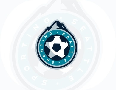 Dribbble - Sporting Seattle Crest by Adam Walsh #crest #soccer #seatttle #sports #logo