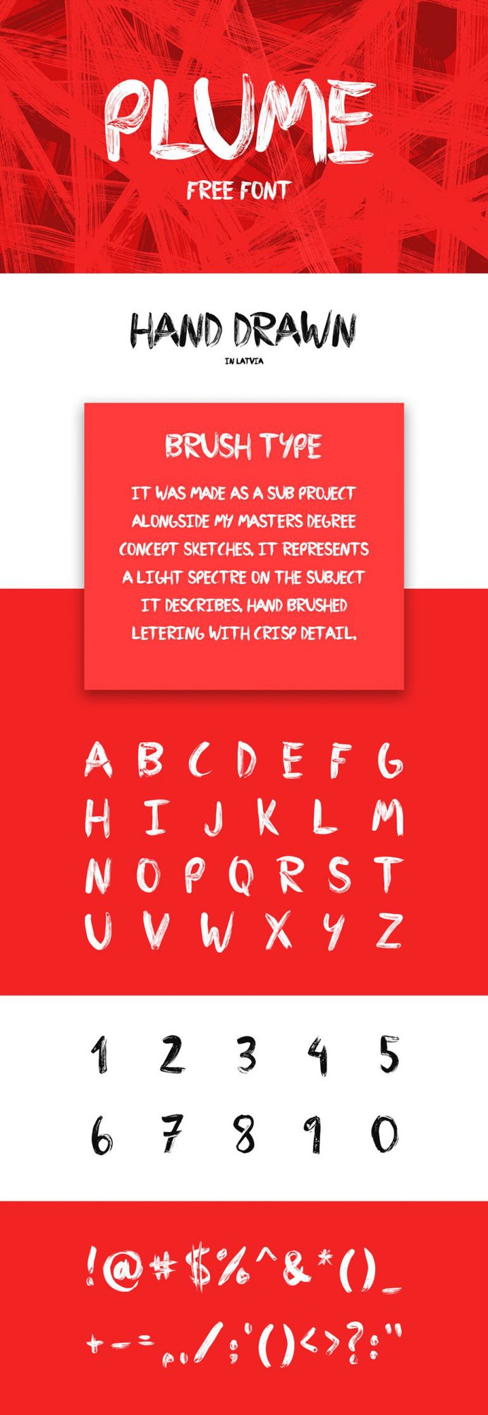 PLUME – Free Brush Font