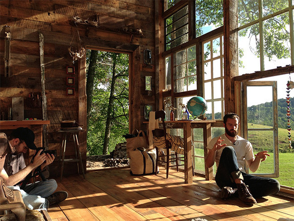 CJWHO ™ (A House Made of Windows | via In 2012, Nick...) #design #interiors #wood #architecture #cabin #windows