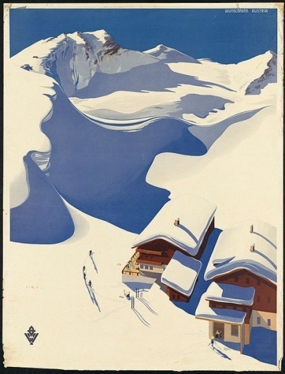 Vintage Tourism Posters - COLT + RANE #tourism #ski #skiing #holliday #snow #vintage #poster #winter