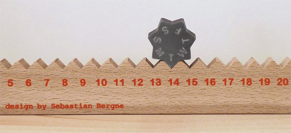 Very clever calendar idea.