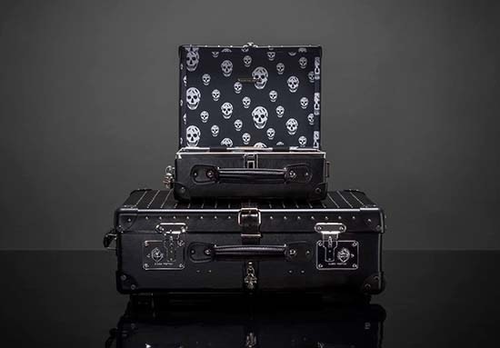 Alexander McQueen x Globe-Trotter Limited Edition http://goo.gl/fYqV4h #AlexanderMcQueen #GlobeTrotter