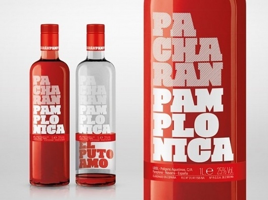 Pacharán Pamplonica | Lovely Package #packaging #design