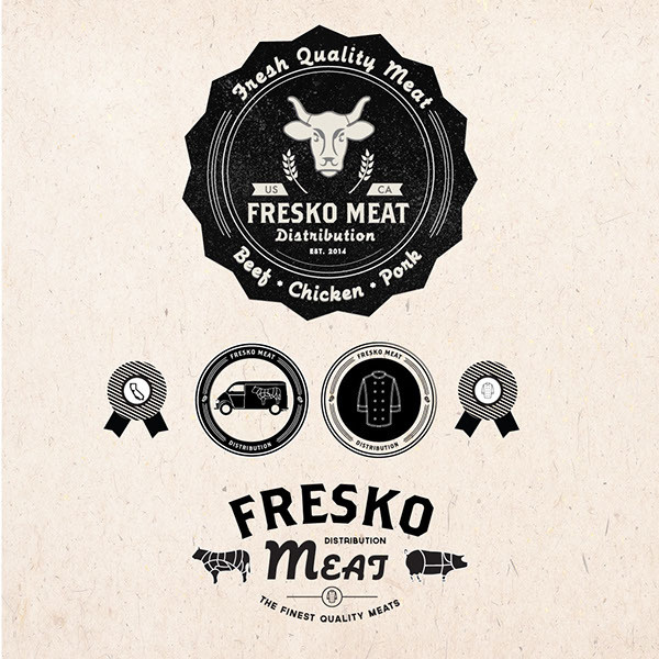 Fresko Meat Branding on Behance #meat