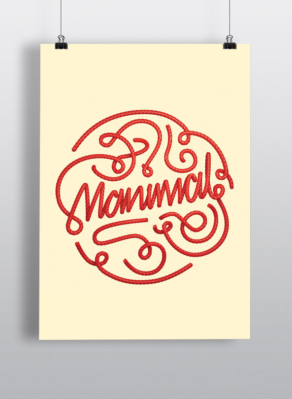 Manimal Candy Type #lettering #cgi #design #poster #3d #typography