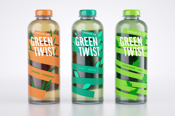 GREEN TWIST Herbal Tea by Tanya Lazareva