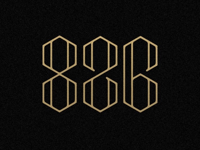826 #numerals #stroke #art #deco