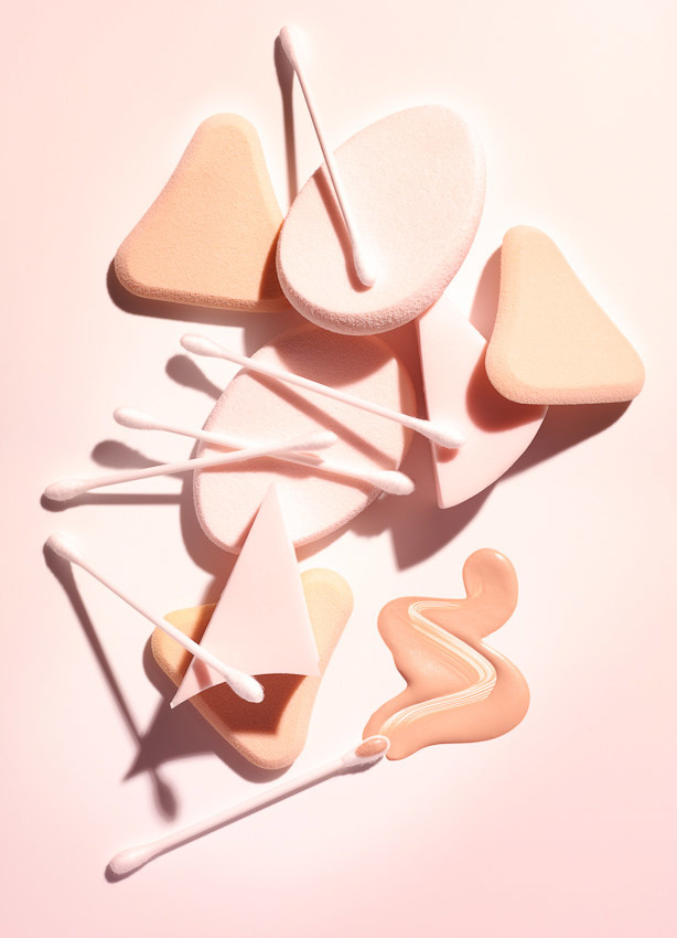 make-up, cosmetics, sponges, foundation, David Parfitt Photography