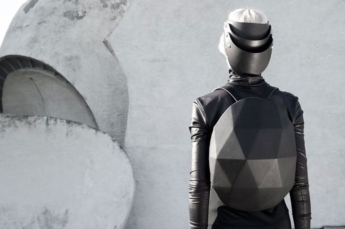 Leather Accessories by Konstantin Kofta #bag #facet #leather #black