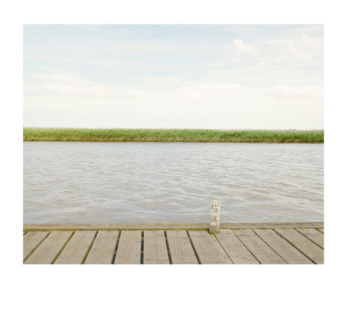 jetty, pole, water, grass, river, bank, sky, tranquil, horizon #tranquil #water #grass #sky #bank #pole #jetty #horizon #river