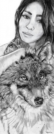 Farah by Phillyatchi | Society6 #phillyatchi #farah #illustration #art #huski #drawing
