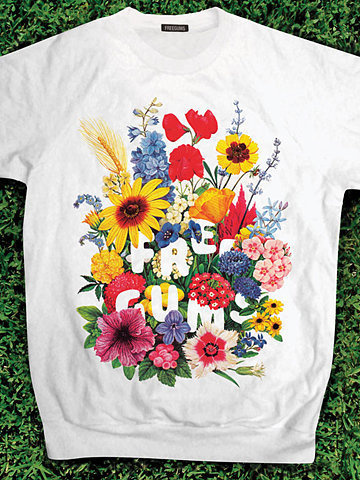 Freegums Annuals Sweatshirt #annuals #retro #tee #flowers