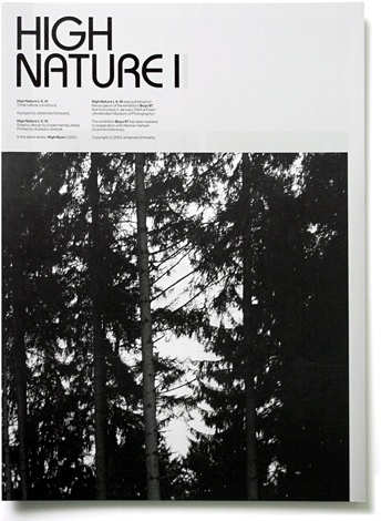 High Nature - Experimental Jetset #white #experimental #black #nature #and #jetset #booklet #brochure