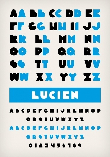 Novo Typo - Lucien - Type specimen #novo #design #typeface #typo #typography