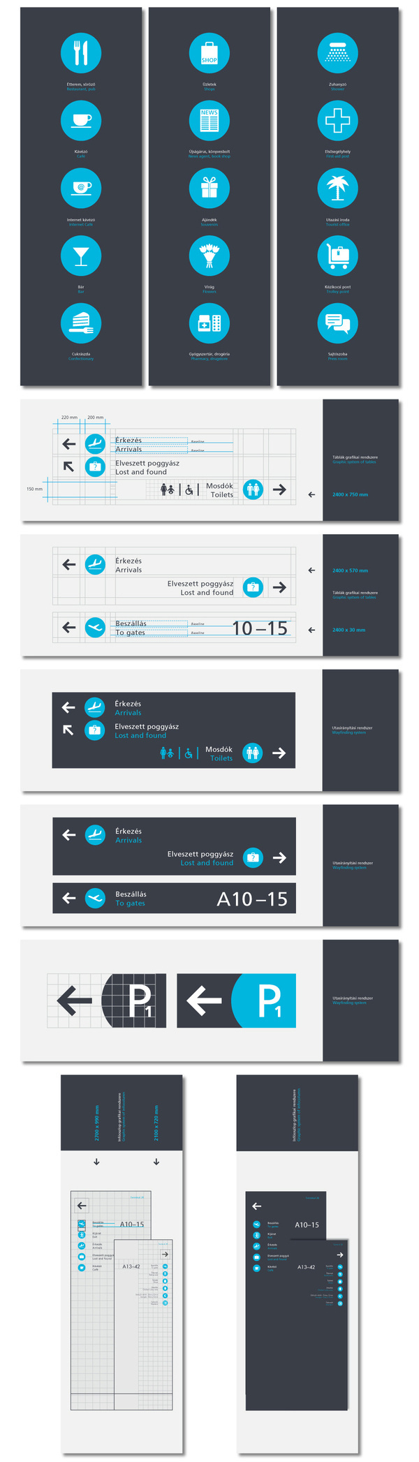 BUD Terminal2 Graphics Concept / 2010 #signage #logo