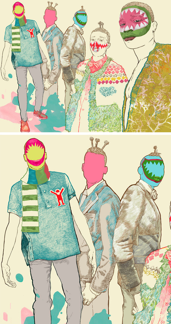 Editorial illustration #przybysz #anna #maria