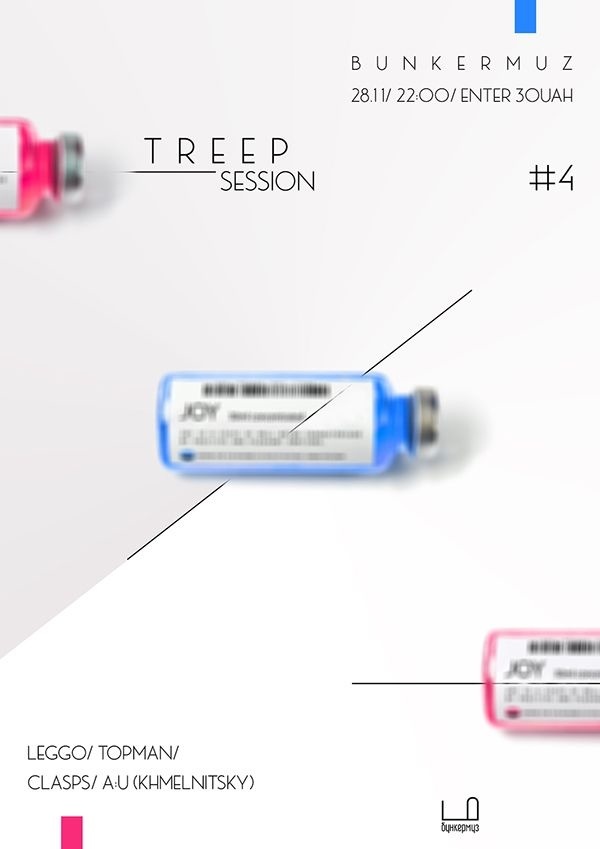 T R E E P #4 #leggo #poster #party #music #joy #branding
