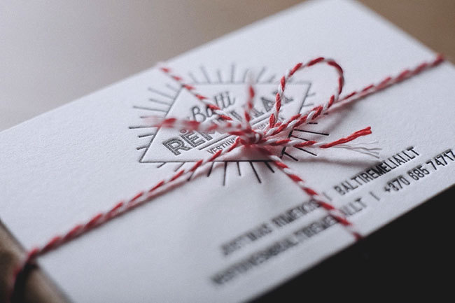 Wedding photographer business card | Elegante Press #letteerpress #card #business