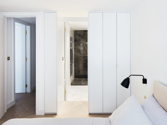 Wine Collector's Flat by Amos Goldreich Architecture