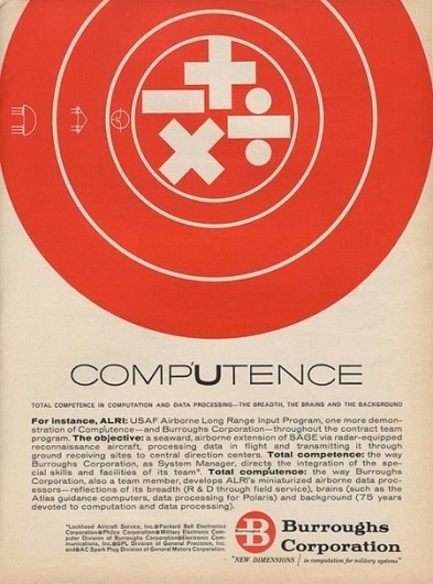 Burroughs Corporation Ads | AisleOne #burroughs #corp #aisleone