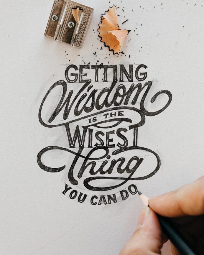 Getting Wisdom is the Wisest Thing you can do.