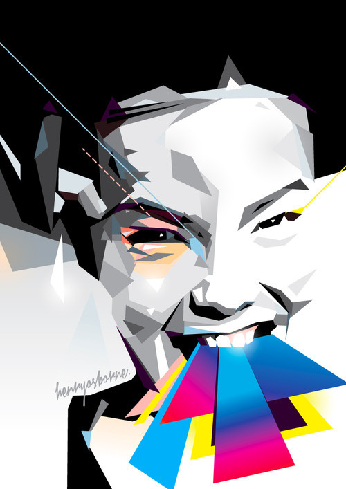 Bjork #vector #henryosborne #design #illustration #art