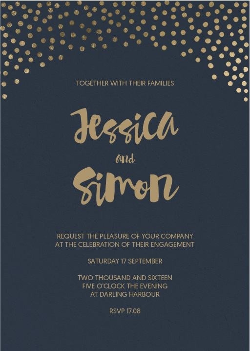 Foil Of Dreams - Engagement Invitations #paperlust #engagement #engagementinvitation #invitation #engagementcards #engagementinspiration #w