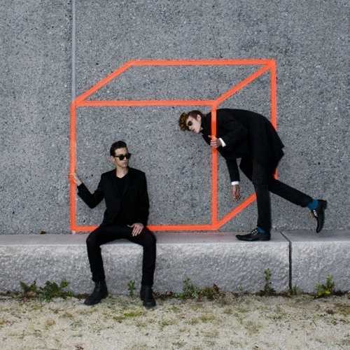 Tumblr #optical #geometry #illusion #orange #fashion #neon