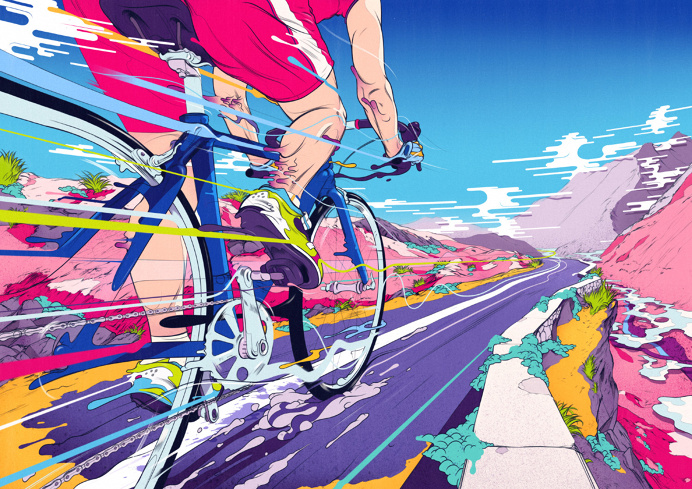 Good Fuel Co. Illustration, creative direction and concept development.