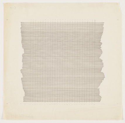 Agnes Martin. Untitled. 1960 #agnes #martin #minimal #painting