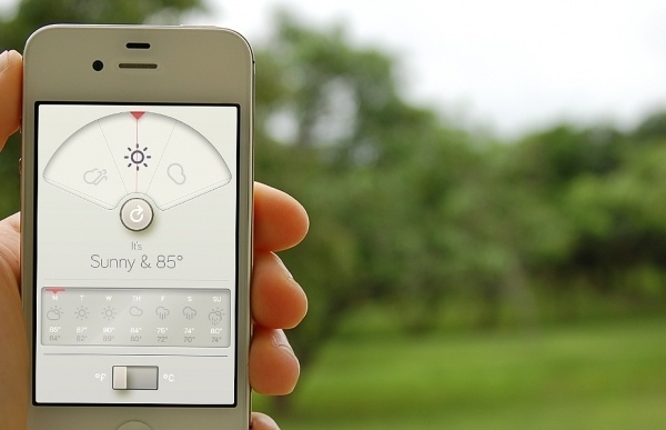 WTHR™ - A Simpler, More Beautiful Weather App #iphone #app #weather #wthr