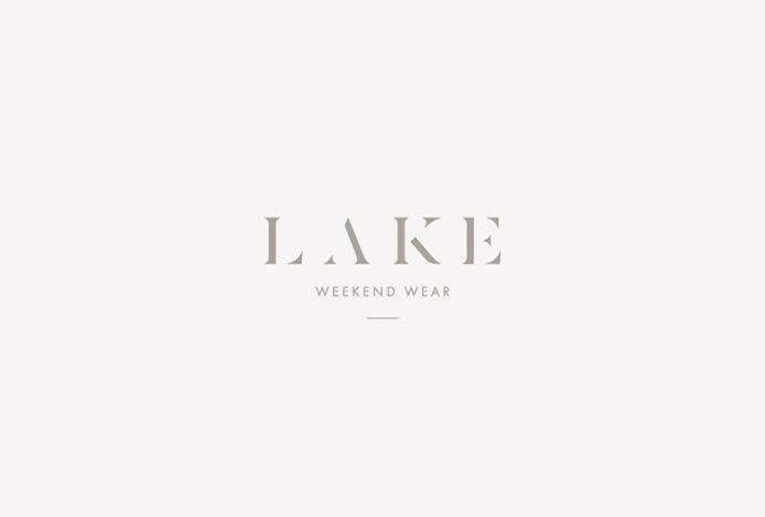 Lake by Nudge #logo #mark #symbol #logotype #typography