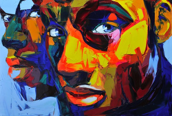 BLUE on the Behance Network #acrylic #colors #awesome #painting