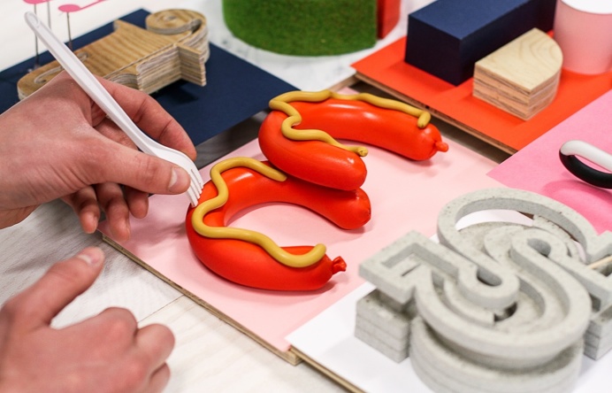 Washington Post is one of the biggest newspapers in the U.S. When they started planning for their readers Favorite's Issue they wanted som #colourful #washington #tactile #design #graphic #snask #colorful #handmade #typography
